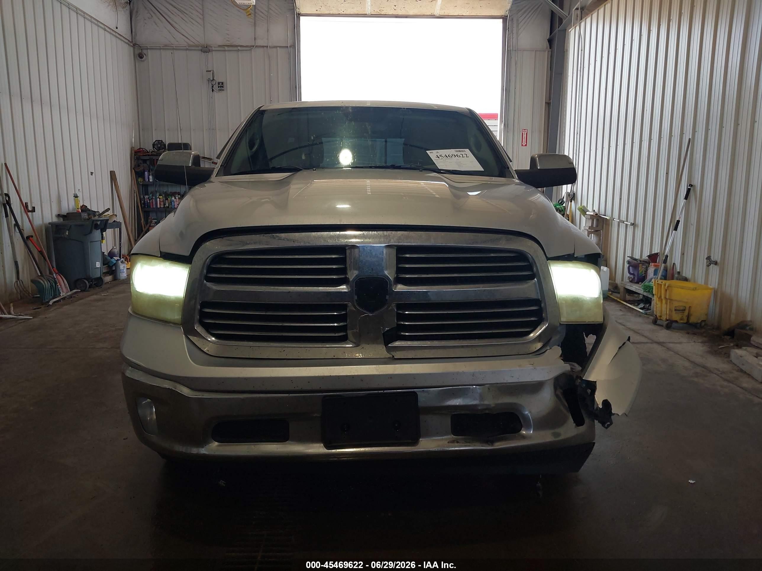 2014 Ram 1500 Big Horn Gray vin: 1C6RR7GT7ES443724