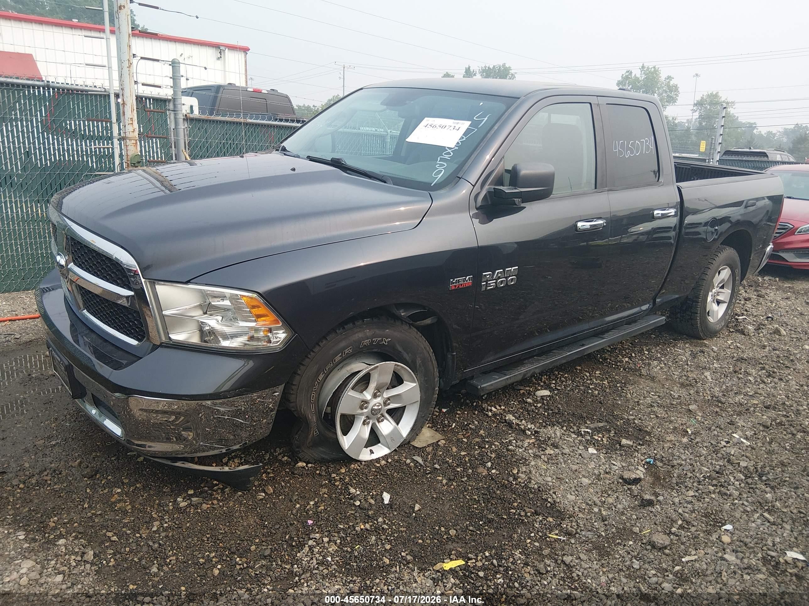 2014 Ram 1500 Slt Black vin: 1C6RR7GT7ES478859