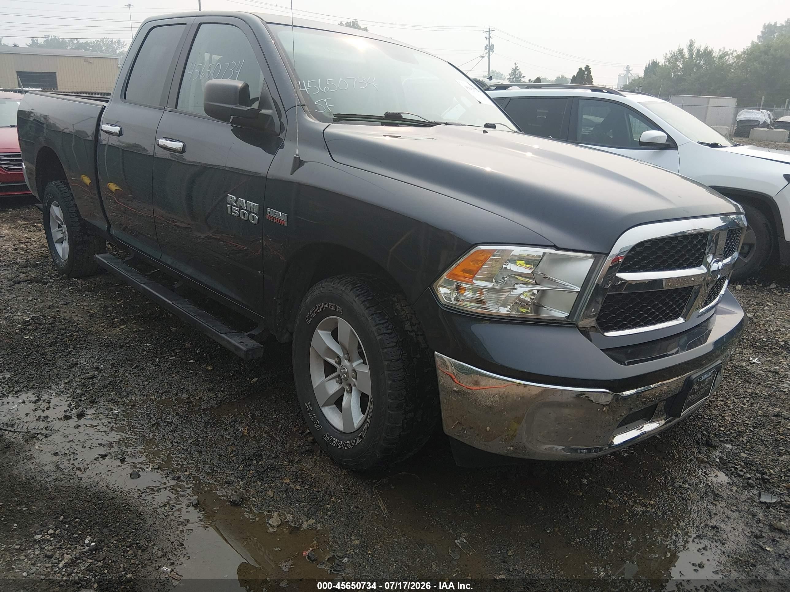 2014 Ram 1500 Slt Черный vin: 1C6RR7GT7ES478859