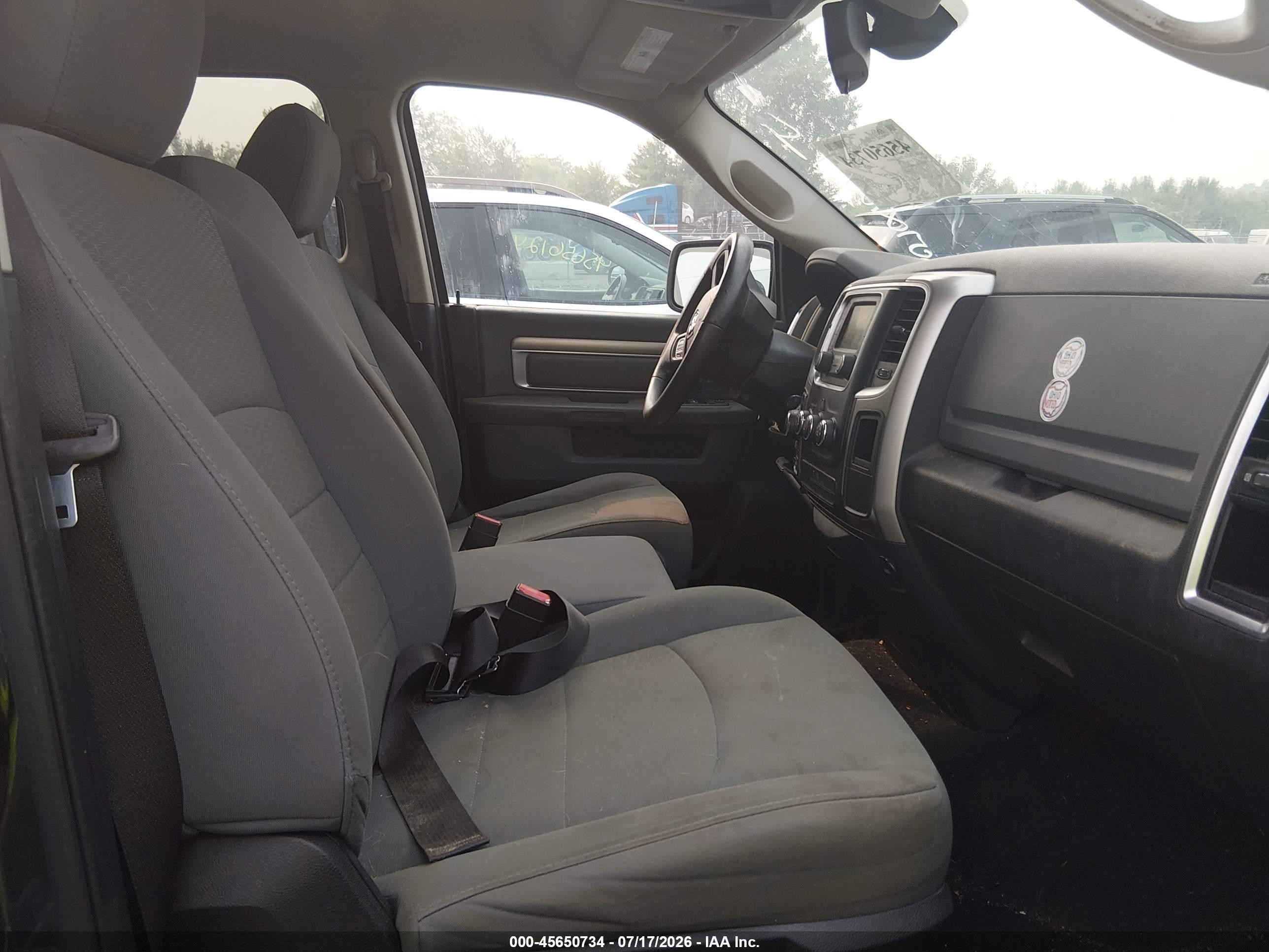 2014 Ram 1500 Slt Black vin: 1C6RR7GT7ES478859