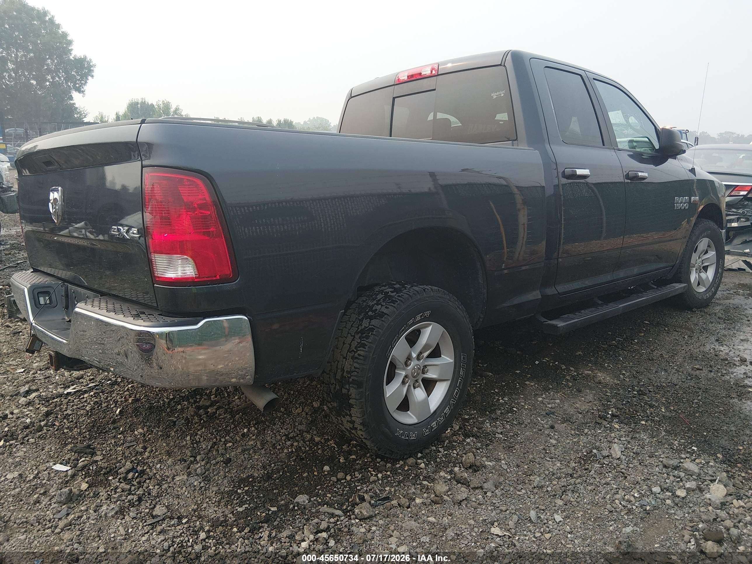 2014 Ram 1500 Slt Black vin: 1C6RR7GT7ES478859