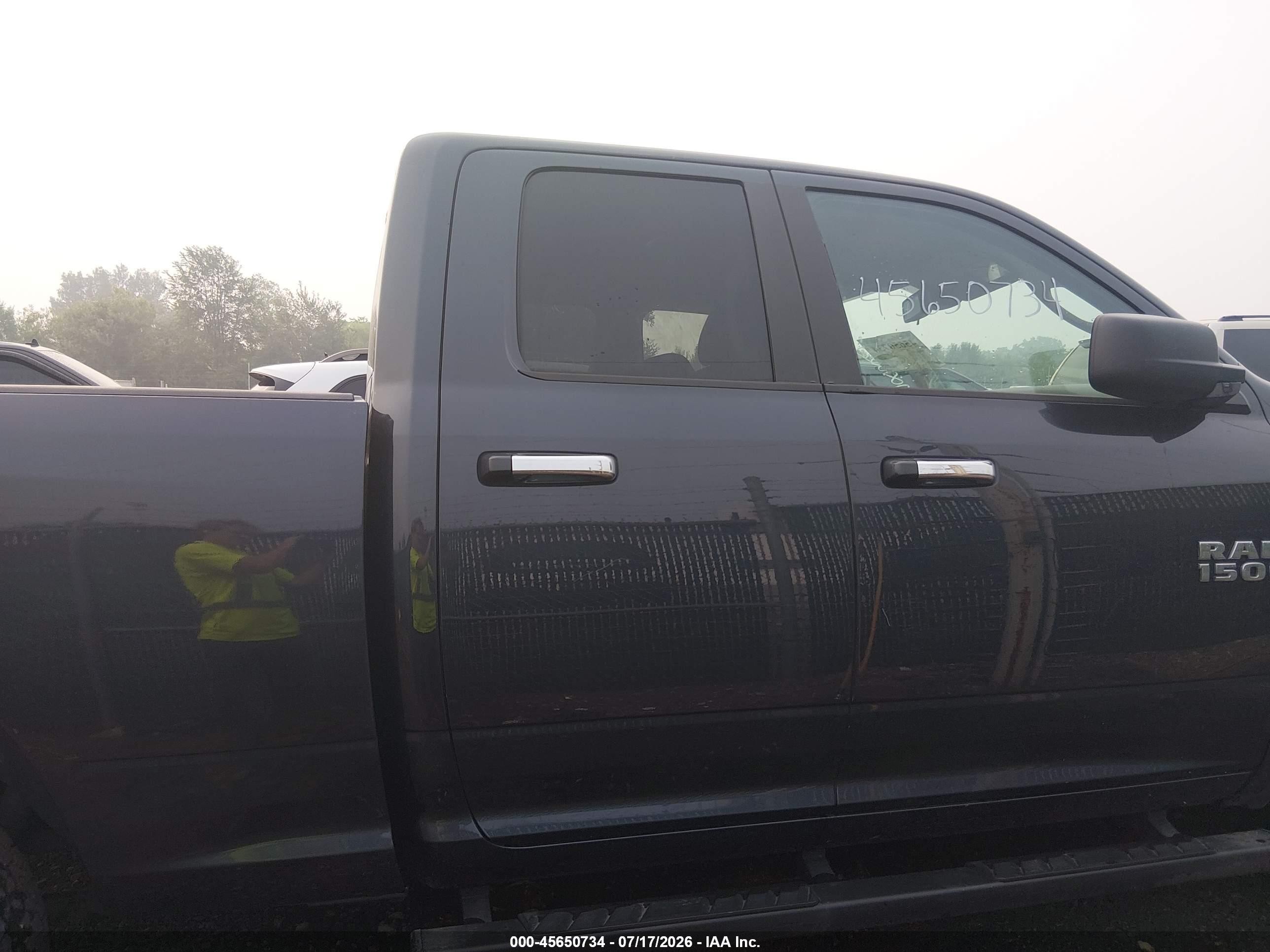 2014 Ram 1500 Slt Black vin: 1C6RR7GT7ES478859
