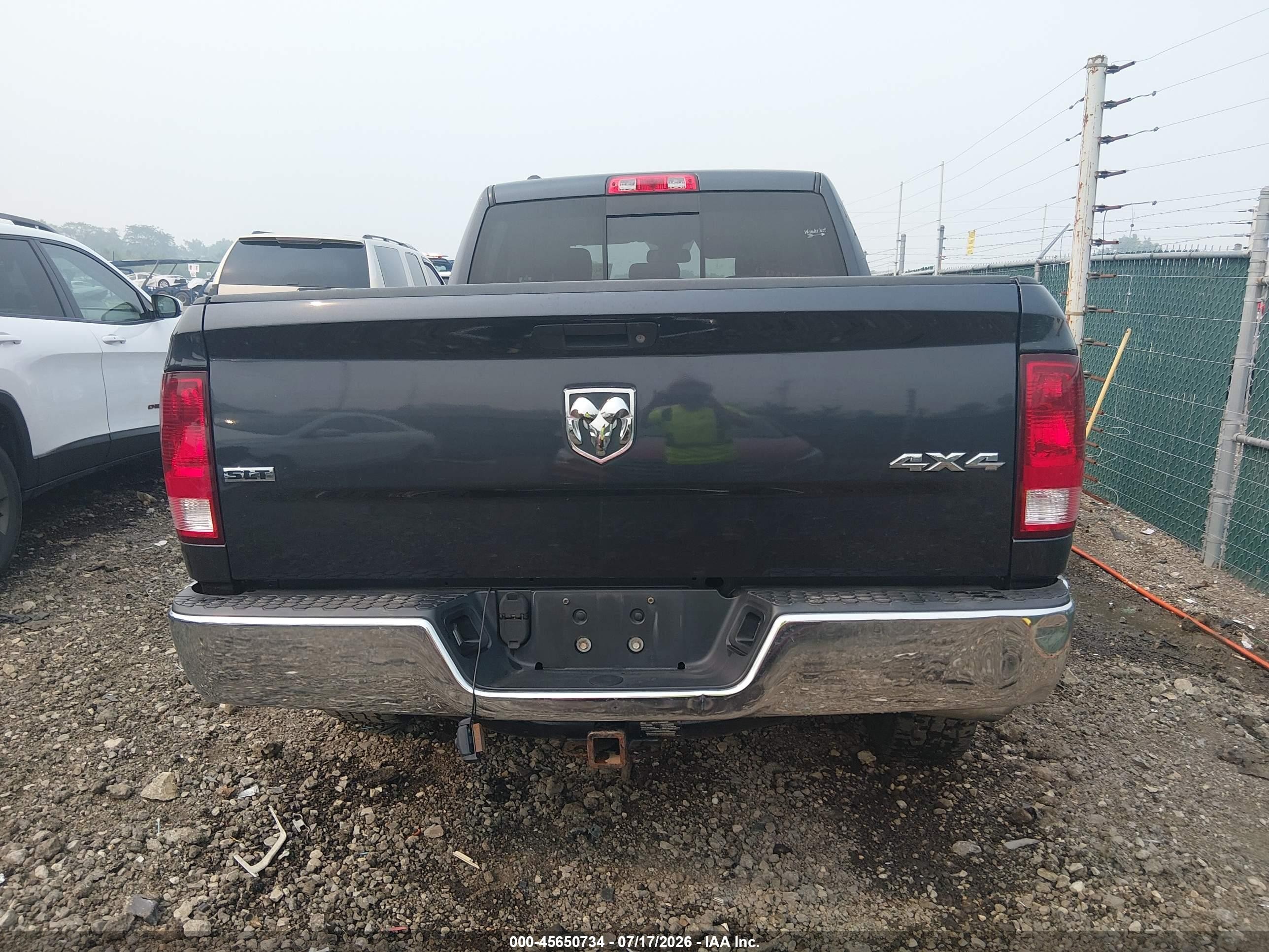 2014 Ram 1500 Slt Black vin: 1C6RR7GT7ES478859