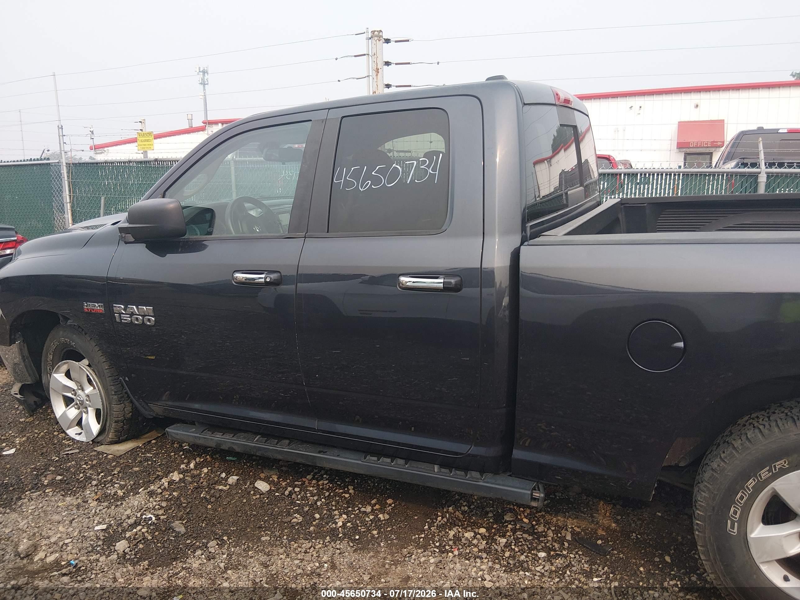 2014 Ram 1500 Slt Black vin: 1C6RR7GT7ES478859