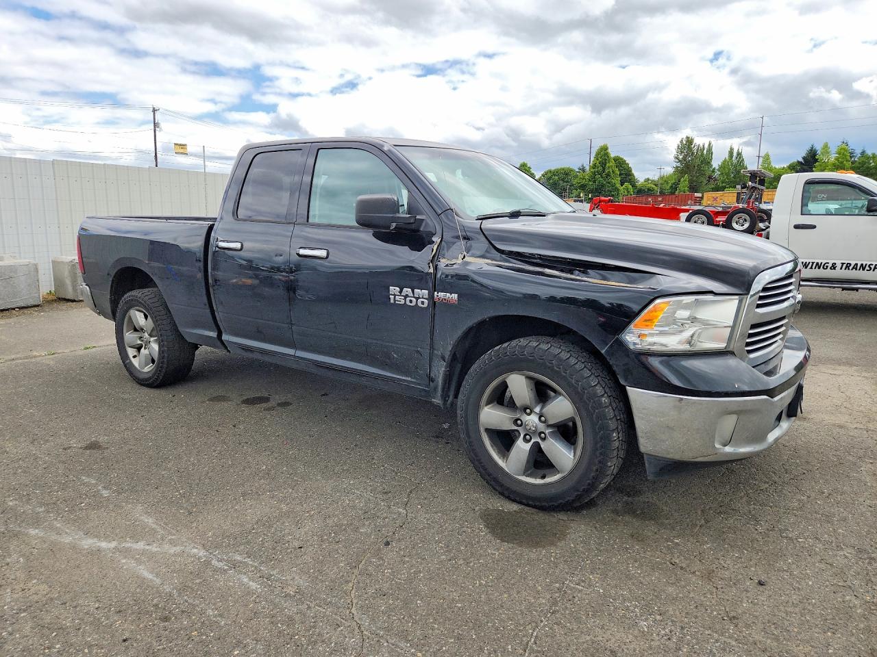 2015 Ram 1500 Slt Черный vin: 1C6RR7GT7FS518875