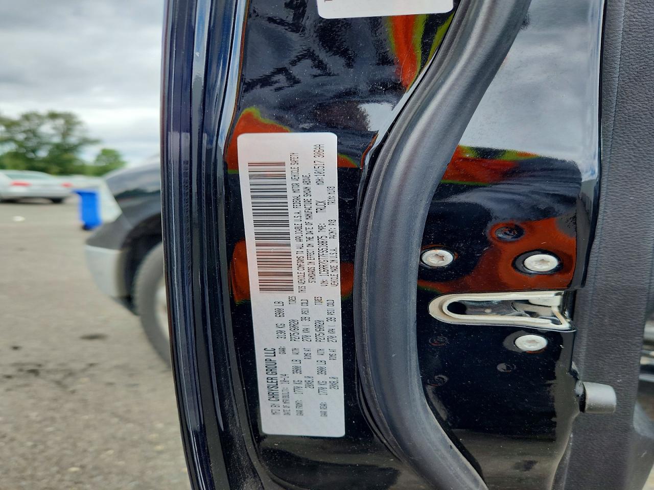2015 Ram 1500 Slt Черный vin: 1C6RR7GT7FS518875