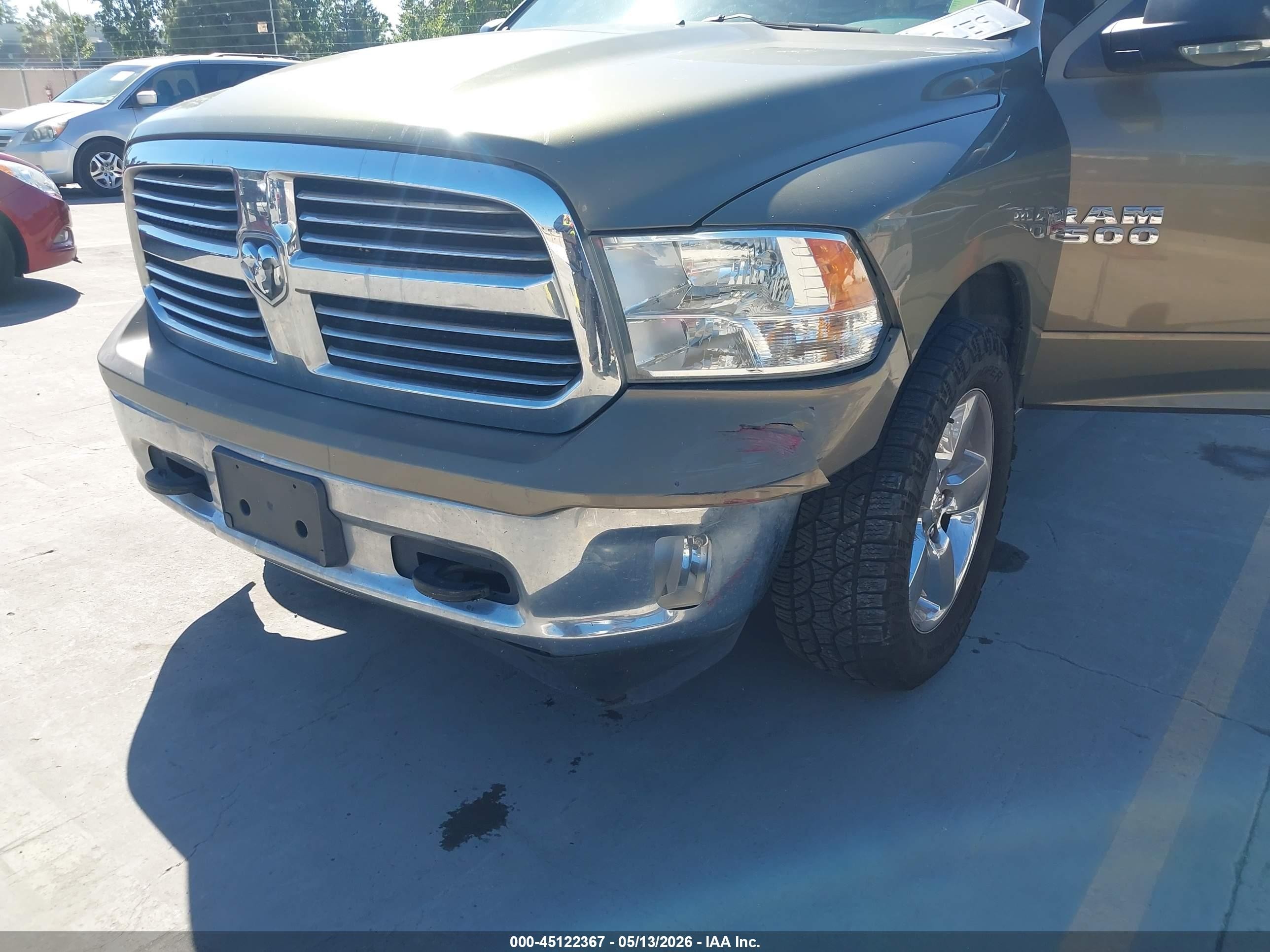 2013 Ram 1500 Big Horn Black vin: 1C6RR7GT8DS664697