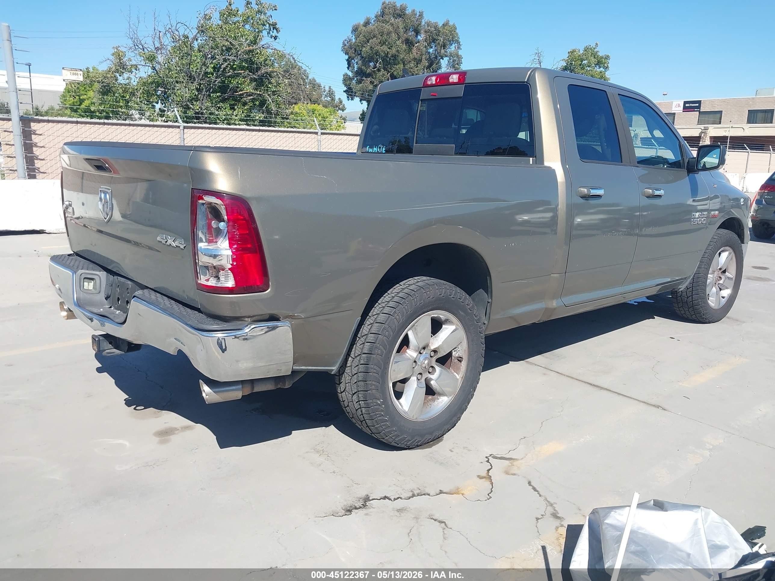 2013 Ram 1500 Big Horn Black vin: 1C6RR7GT8DS664697