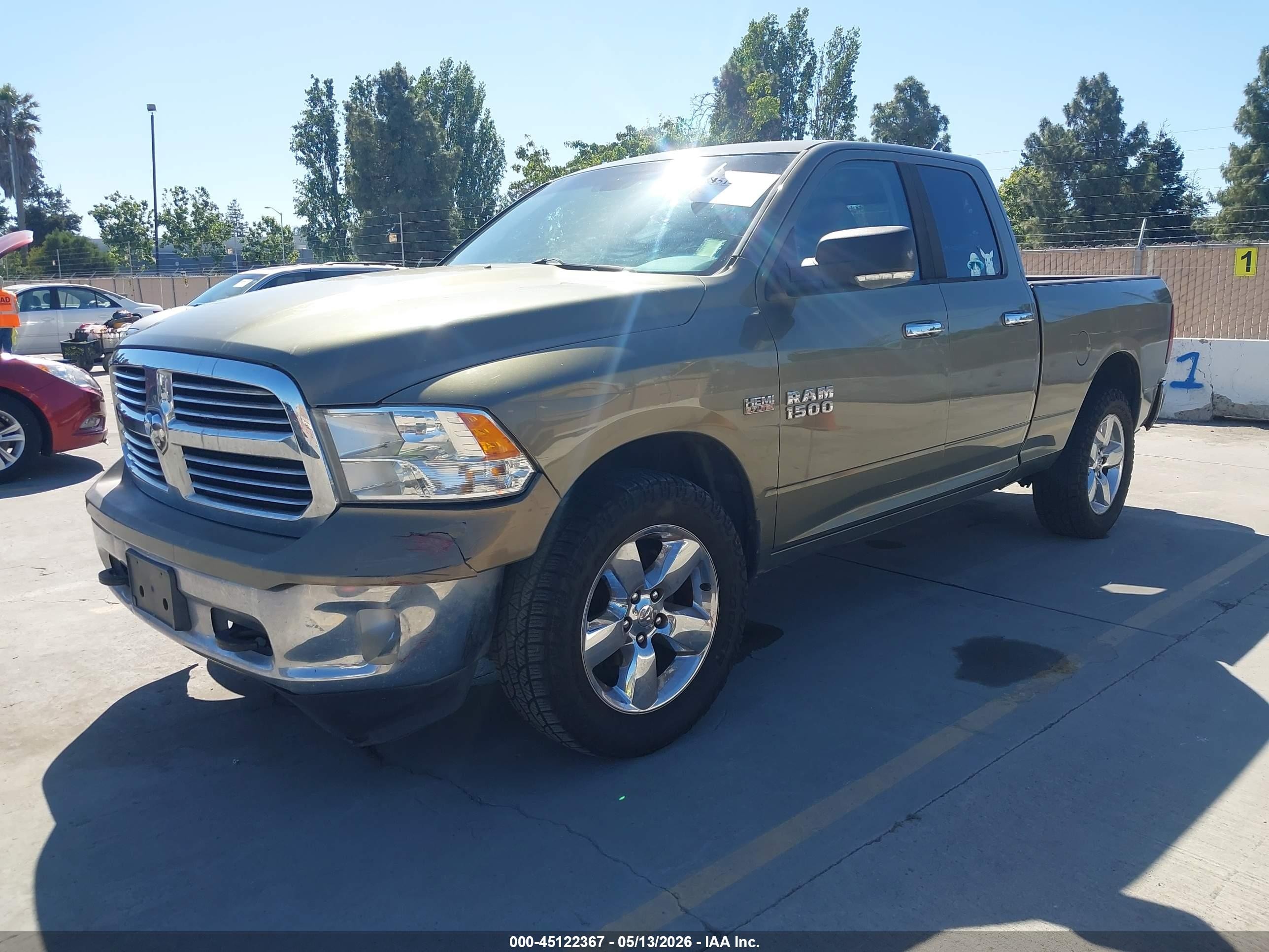 2013 Ram 1500 Big Horn Black vin: 1C6RR7GT8DS664697