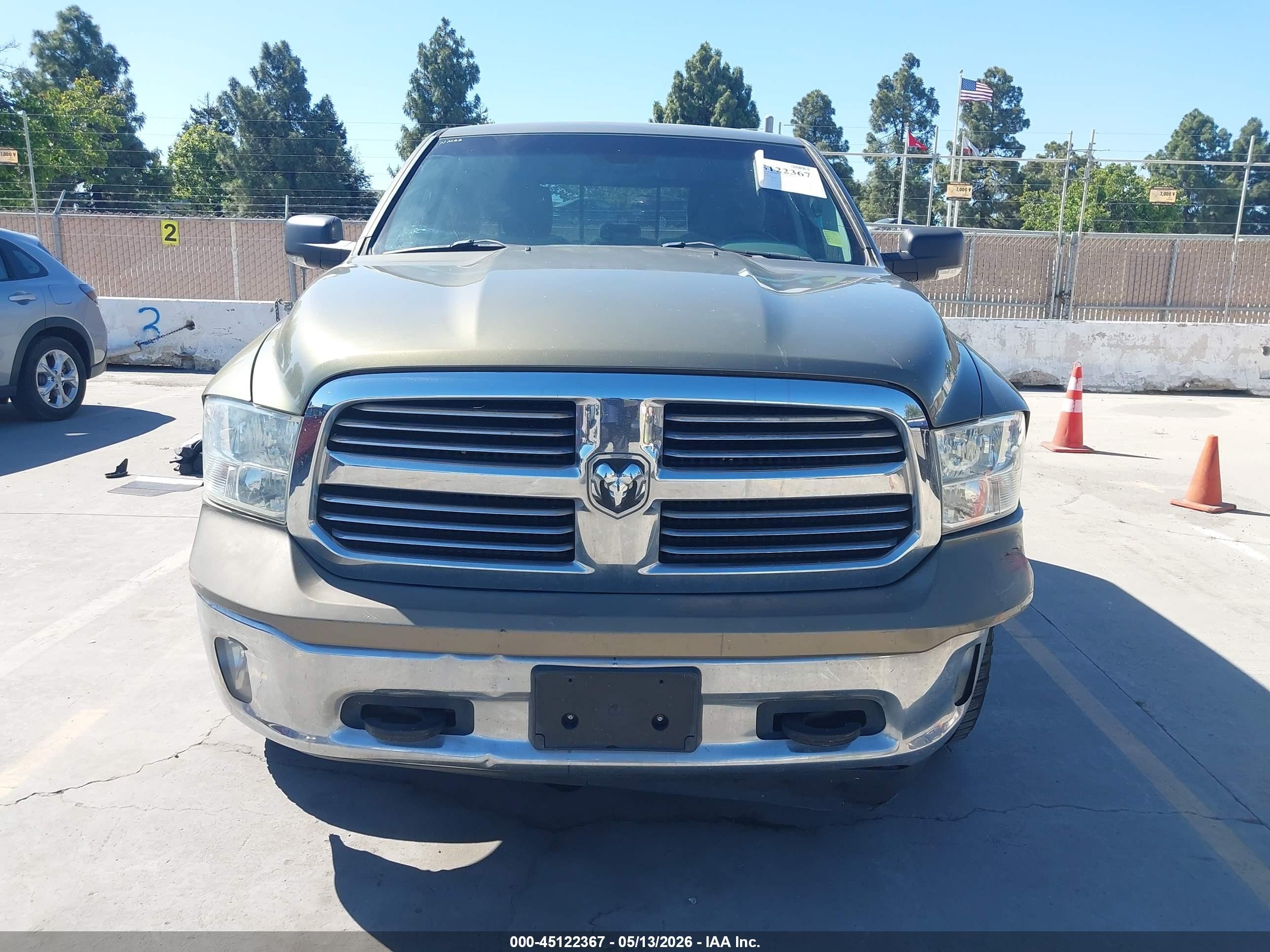 2013 Ram 1500 Big Horn Black vin: 1C6RR7GT8DS664697