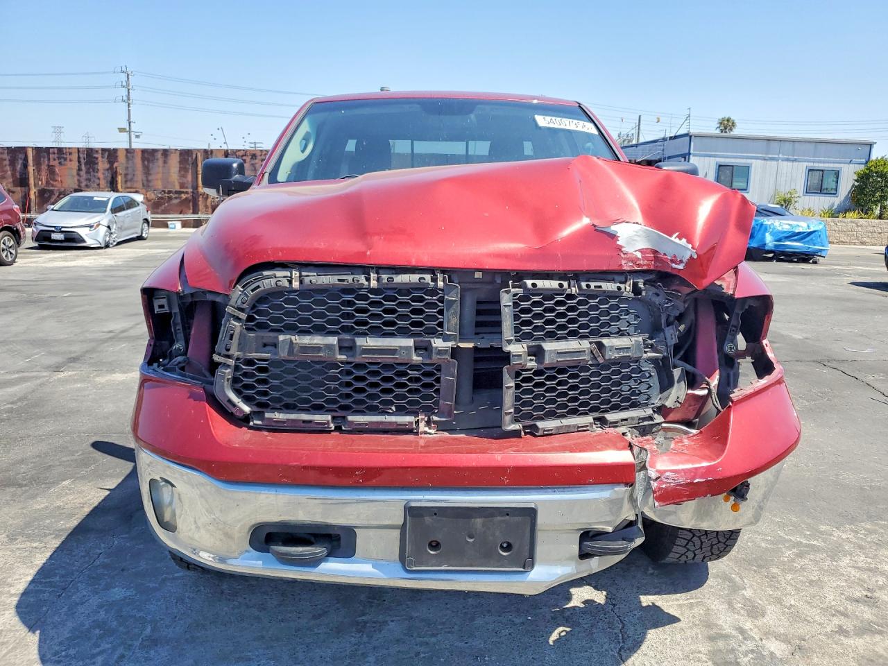 2014 Ram 1500 Slt Red vin: 1C6RR7GT8ES460175