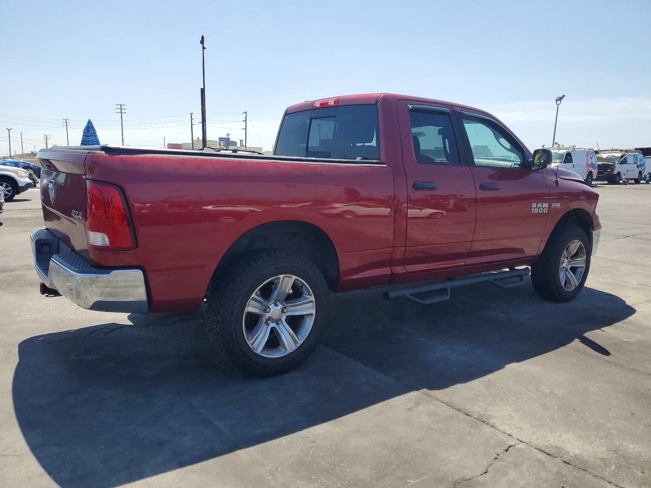 2014 Ram 1500 Slt Red vin: 1C6RR7GT8ES460175