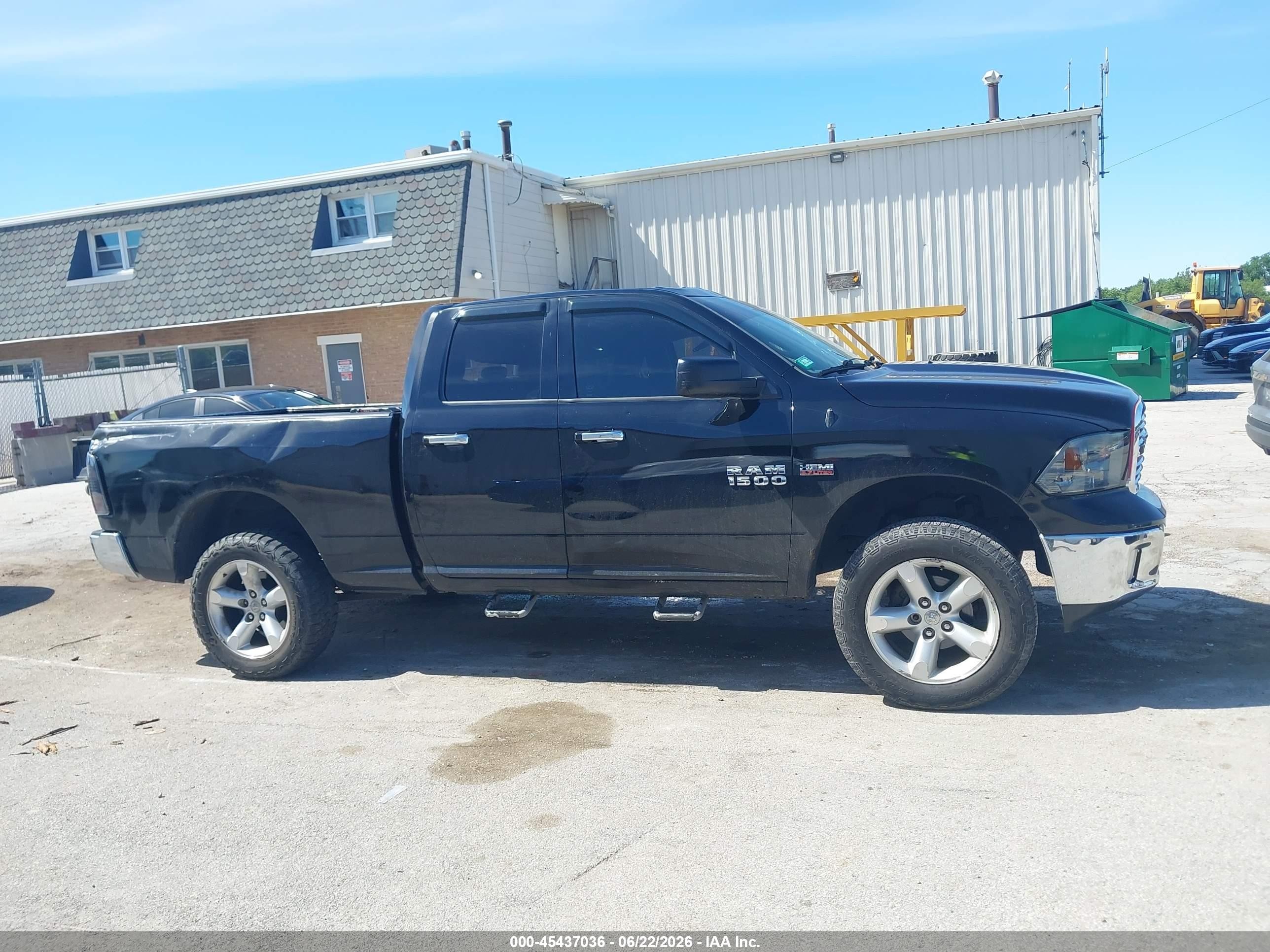 2015 Ram 1500 Big Horn Black vin: 1C6RR7GT8FS515015