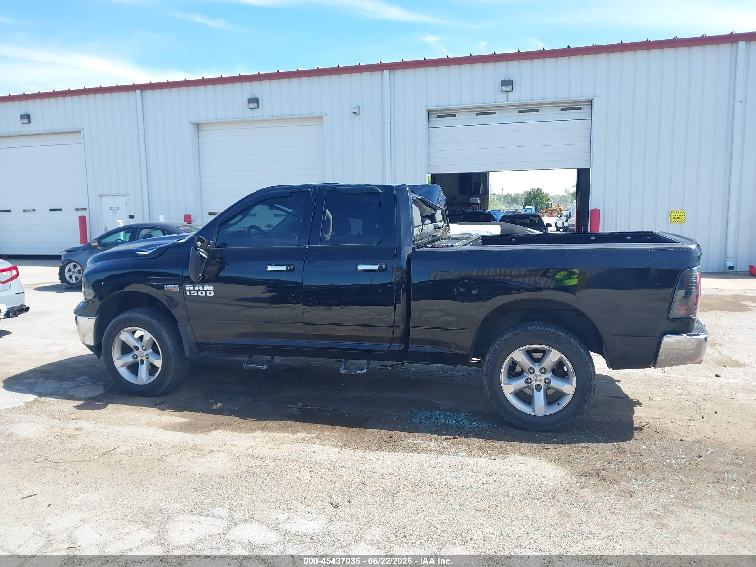 2015 Ram 1500 Big Horn Black vin: 1C6RR7GT8FS515015