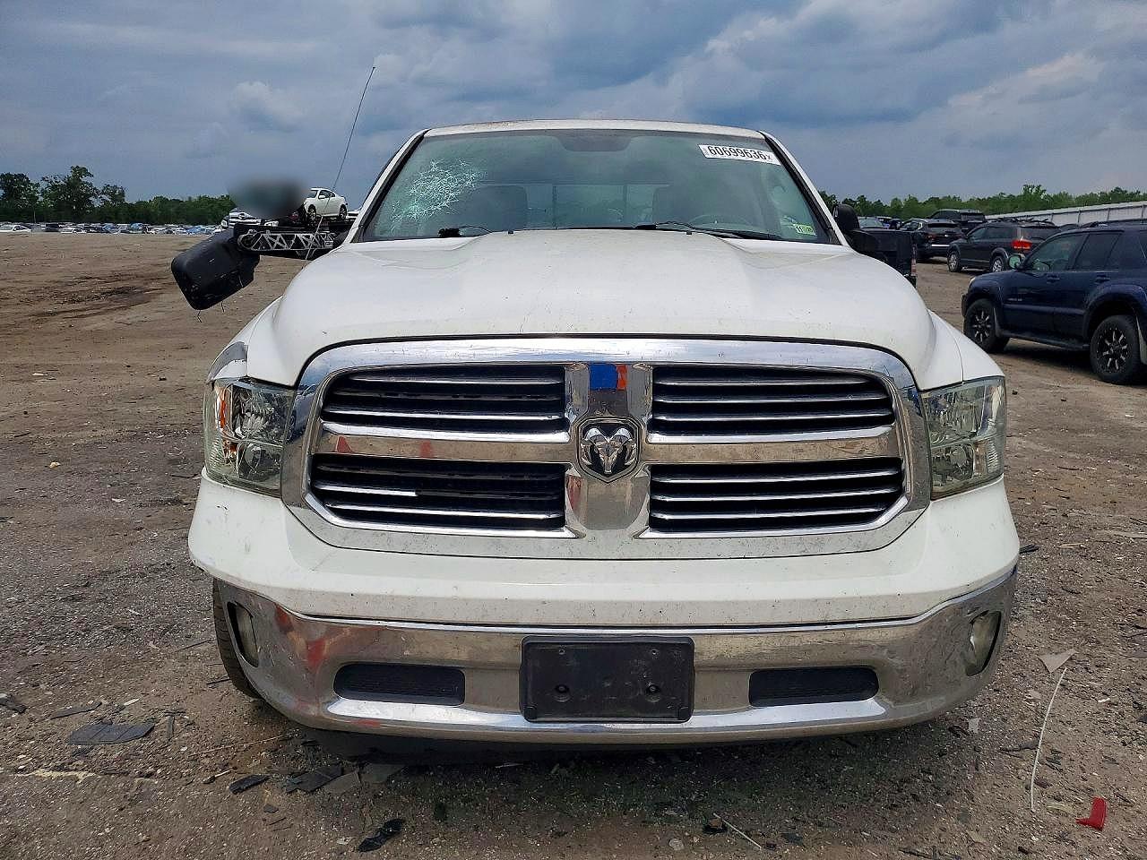 2015 Ram 1500 Slt White vin: 1C6RR7GT8FS536544