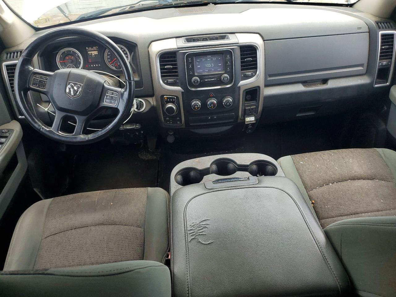 2015 Ram 1500 Slt White vin: 1C6RR7GT8FS536544