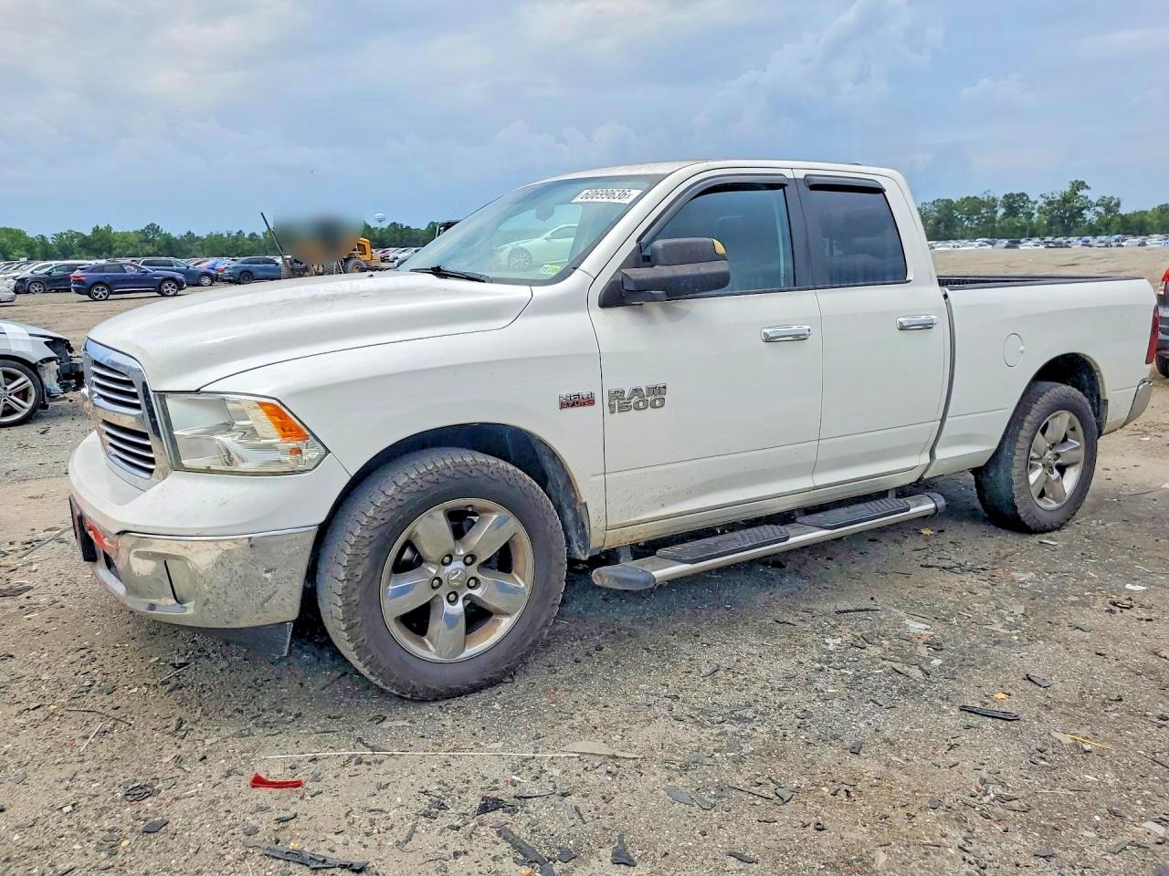 2015 Ram 1500 Slt White vin: 1C6RR7GT8FS536544