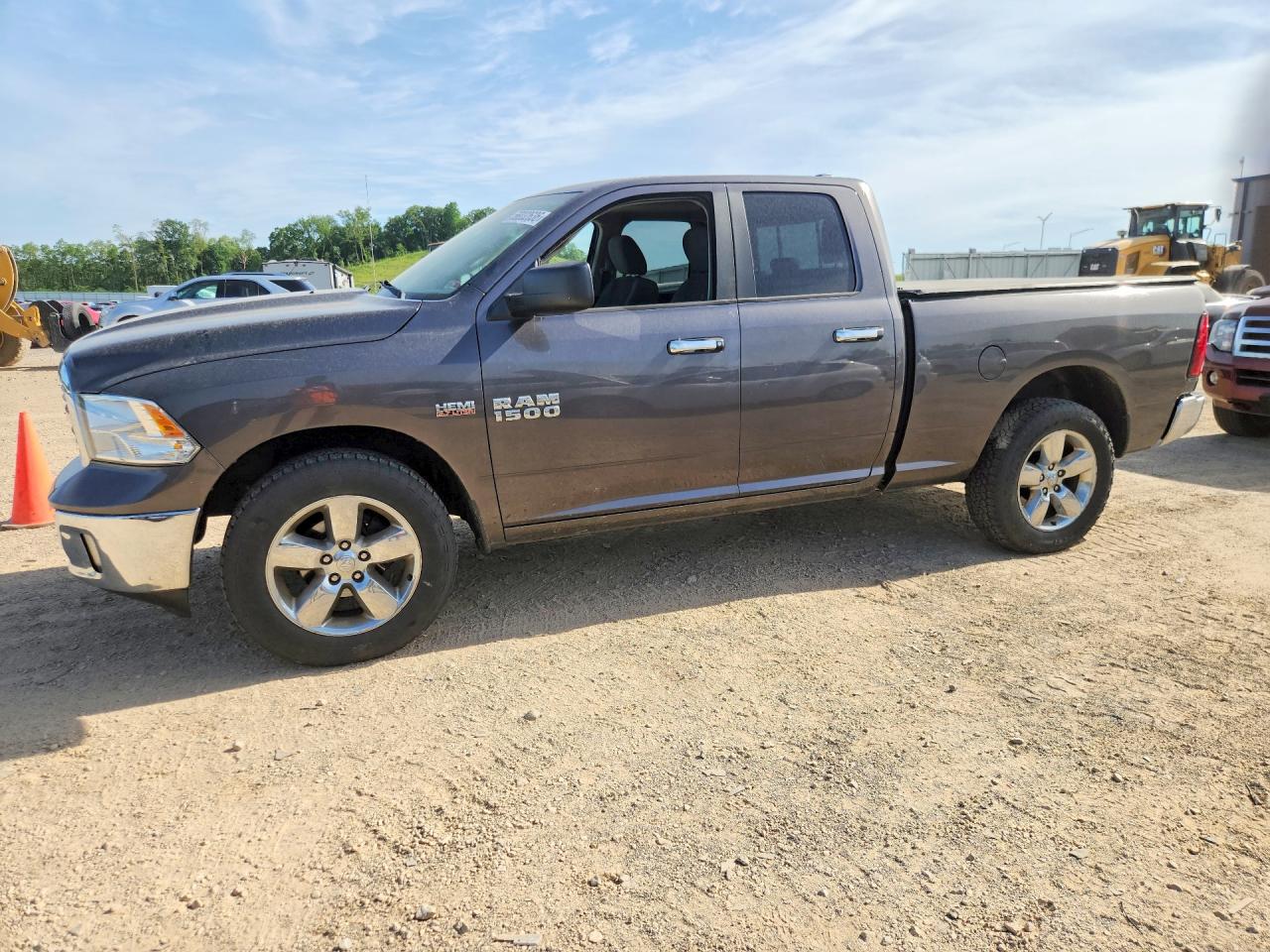 2015 Ram 1500 Slt Серый vin: 1C6RR7GT8FS645246