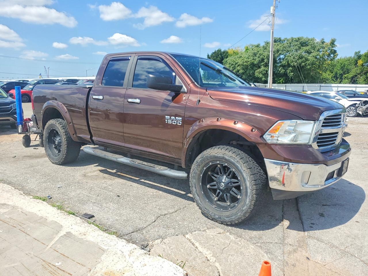 2015 Ram 1500 Slt Коричневый vin: 1C6RR7GT8FS696326