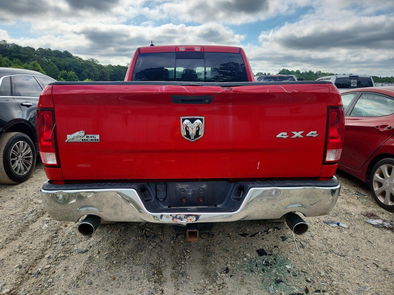 2013 Ram 1500 Slt Красный vin: 1C6RR7GT9DS551860