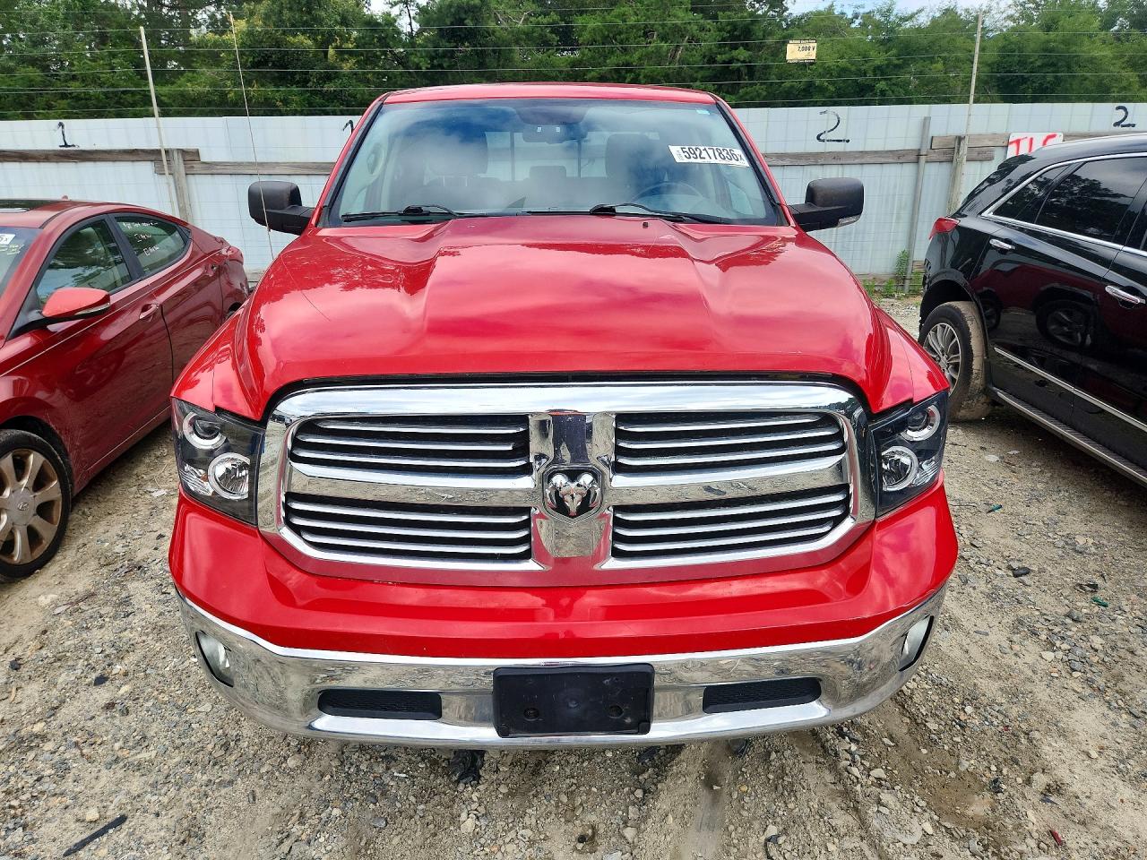 2013 Ram 1500 Slt Красный vin: 1C6RR7GT9DS551860