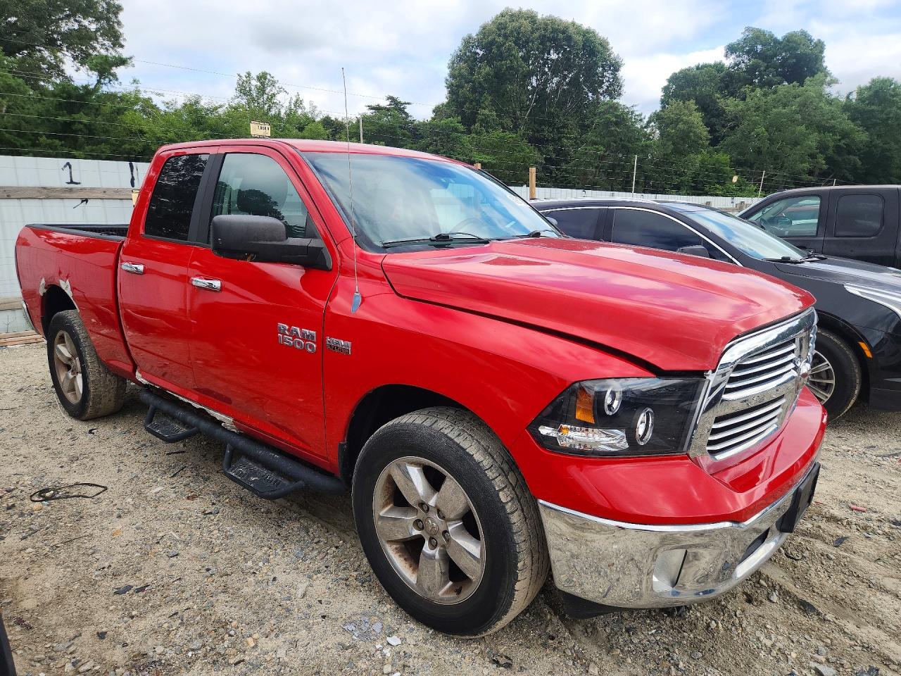2013 Ram 1500 Slt Красный vin: 1C6RR7GT9DS551860