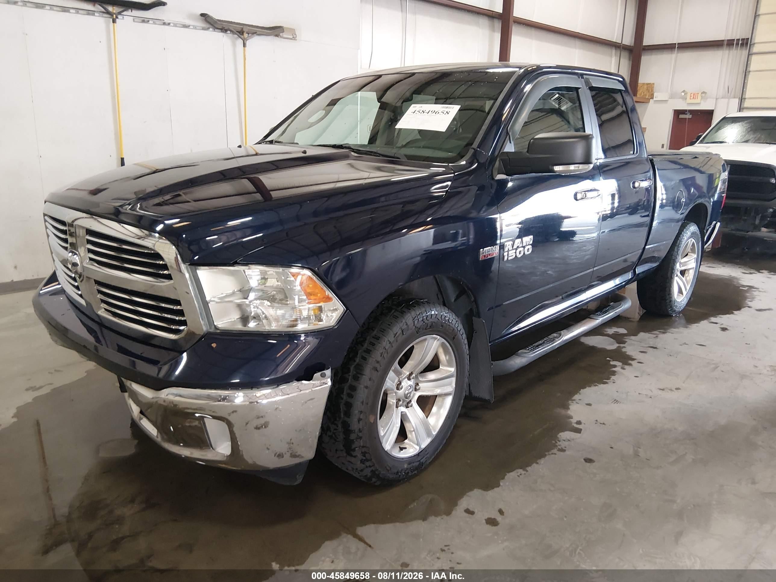 2013 Ram 1500 Slt Blue vin: 1C6RR7GT9DS553771