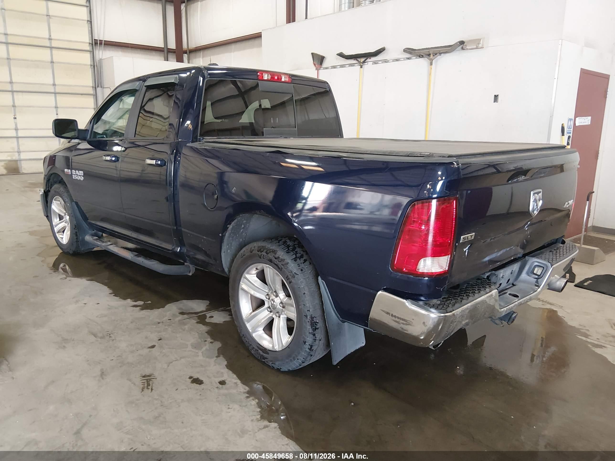 2013 Ram 1500 Slt Blue vin: 1C6RR7GT9DS553771