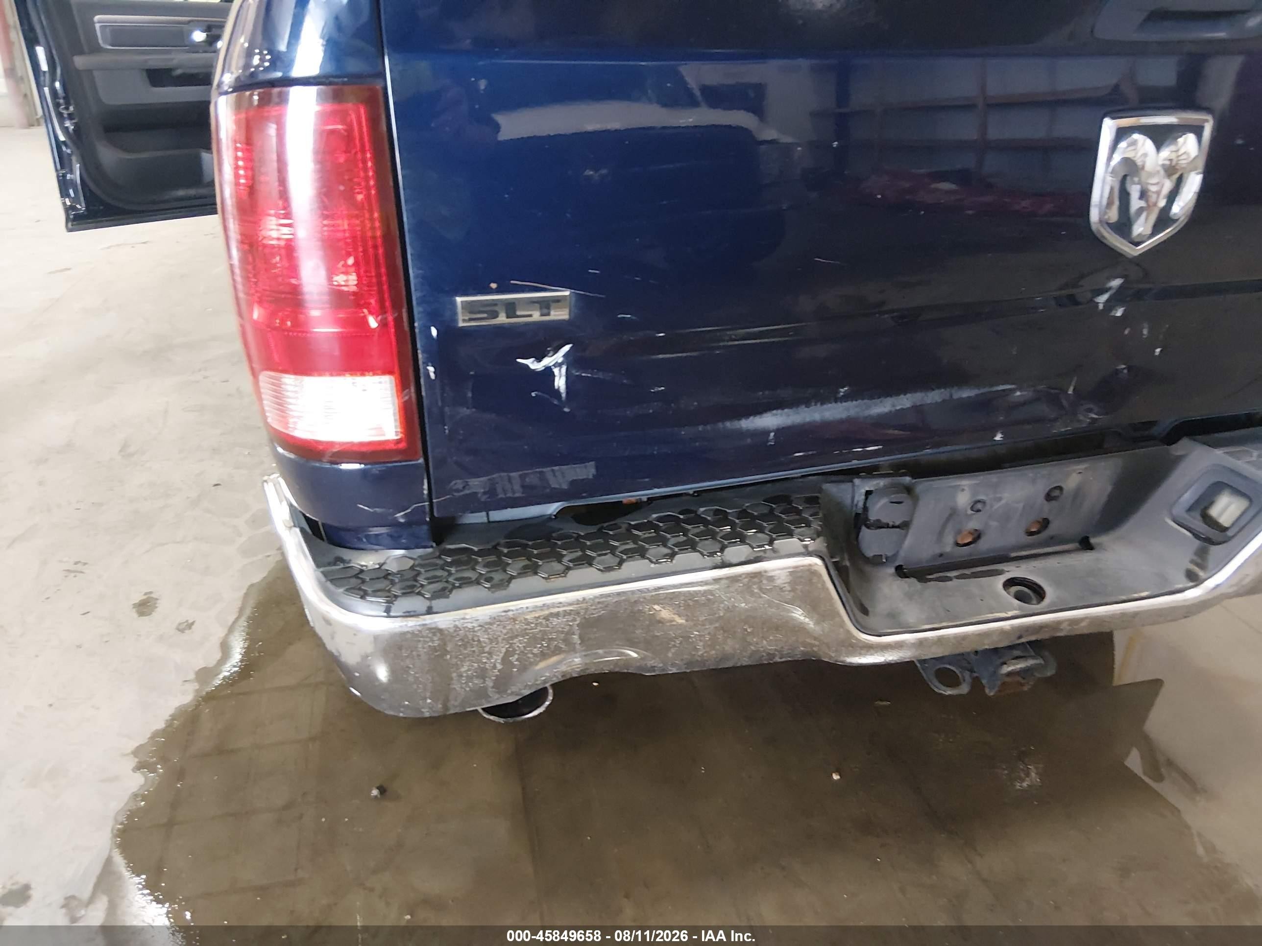2013 Ram 1500 Slt Blue vin: 1C6RR7GT9DS553771