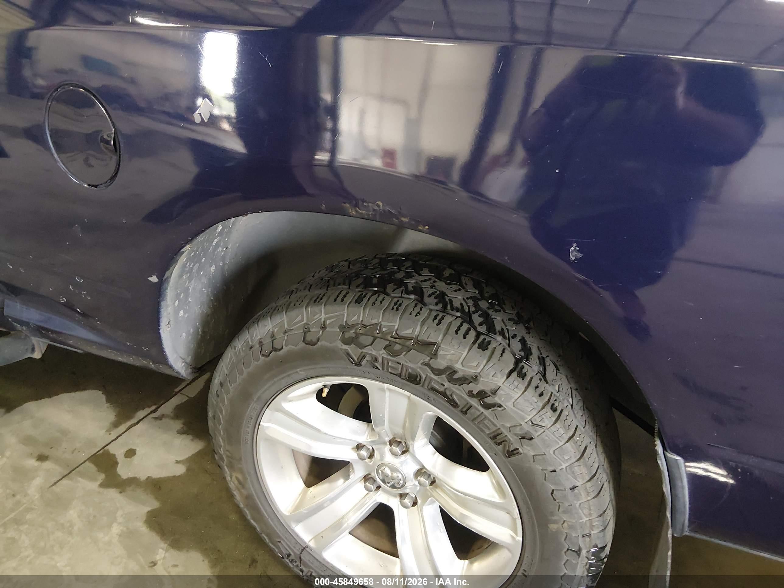 2013 Ram 1500 Slt Blue vin: 1C6RR7GT9DS553771