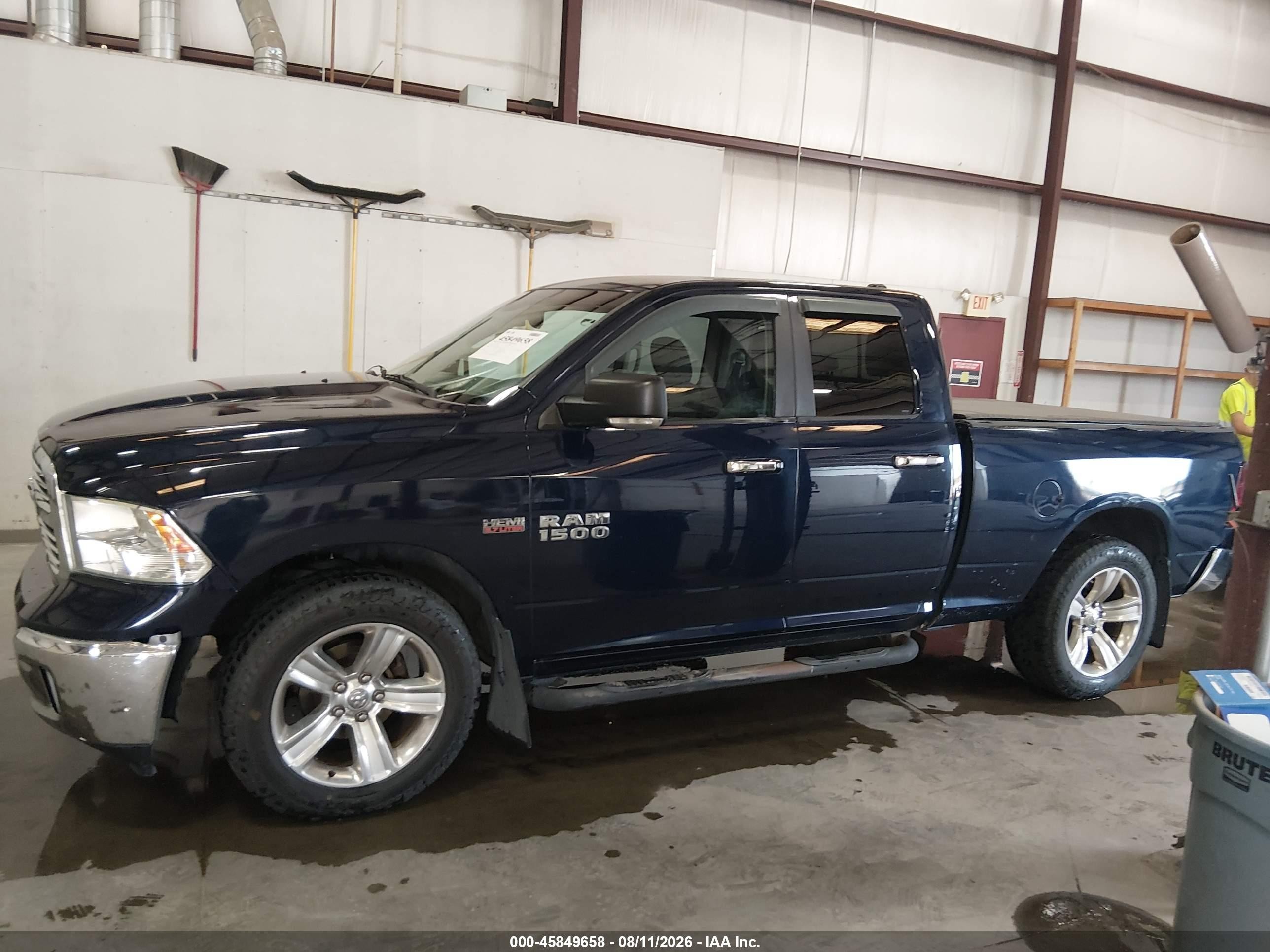 2013 Ram 1500 Slt Blue vin: 1C6RR7GT9DS553771