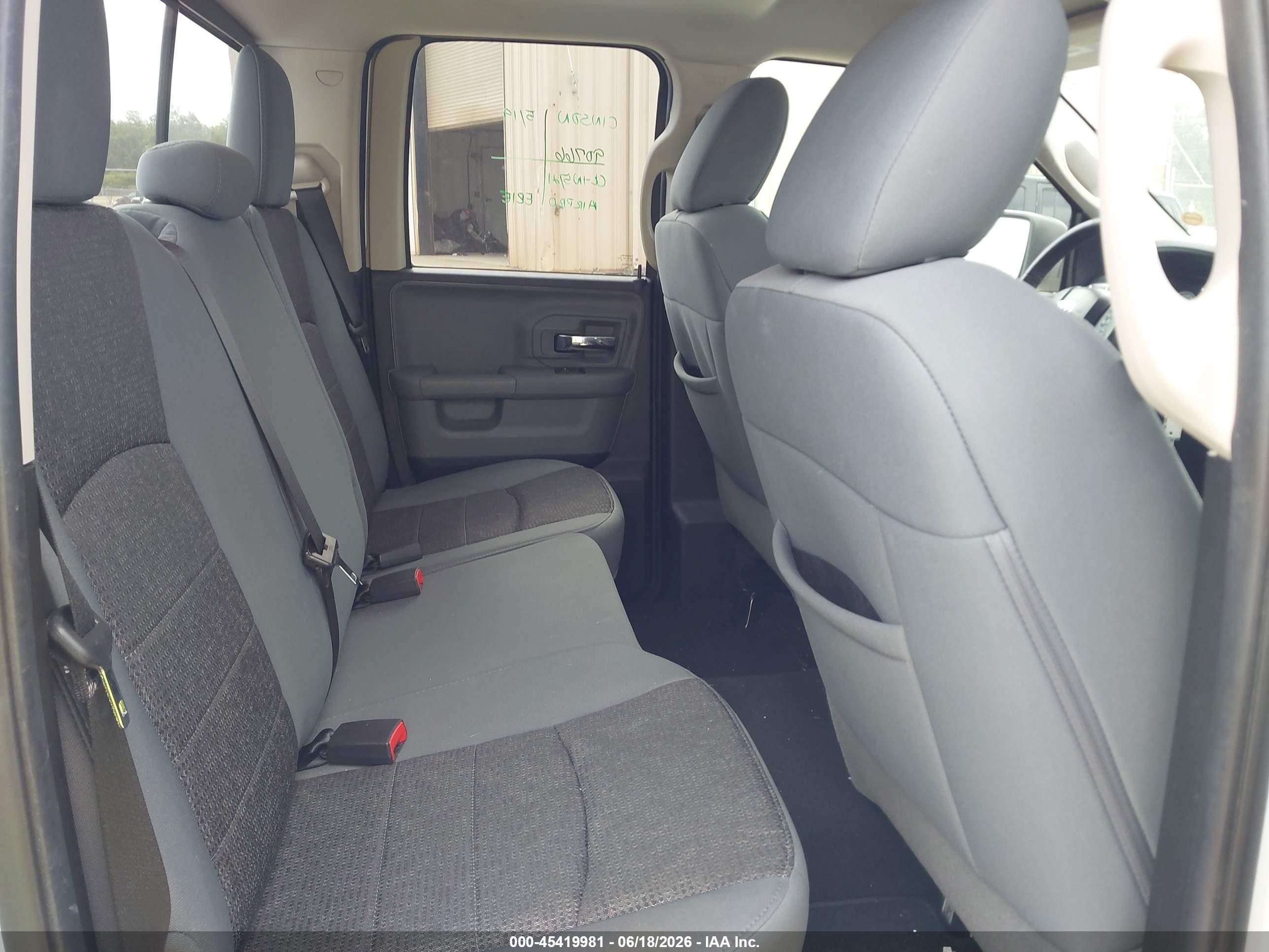 2014 Ram 1500 Big Horn White vin: 1C6RR7GT9ES138869