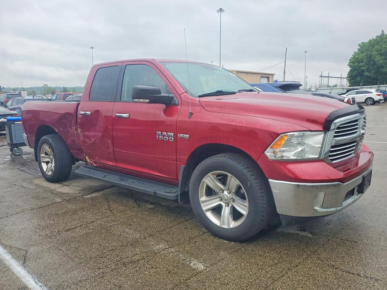 2014 Ram 1500 Slt Red vin: 1C6RR7GT9ES281854