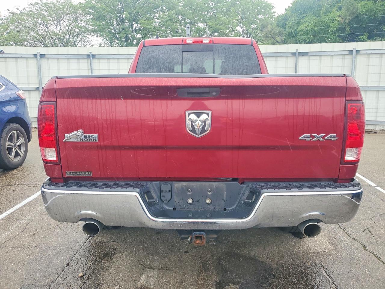 2014 Ram 1500 Slt Red vin: 1C6RR7GT9ES281854