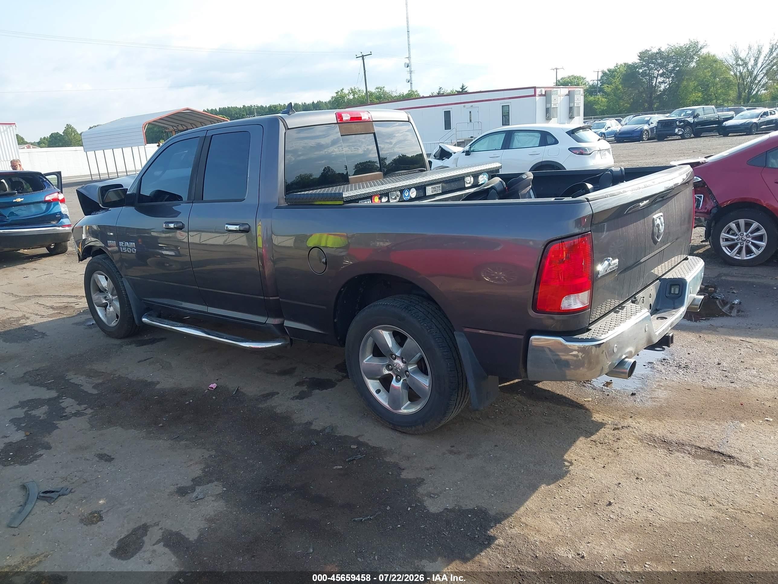2014 Ram 1500 Big Horn Gray vin: 1C6RR7GT9ES472349