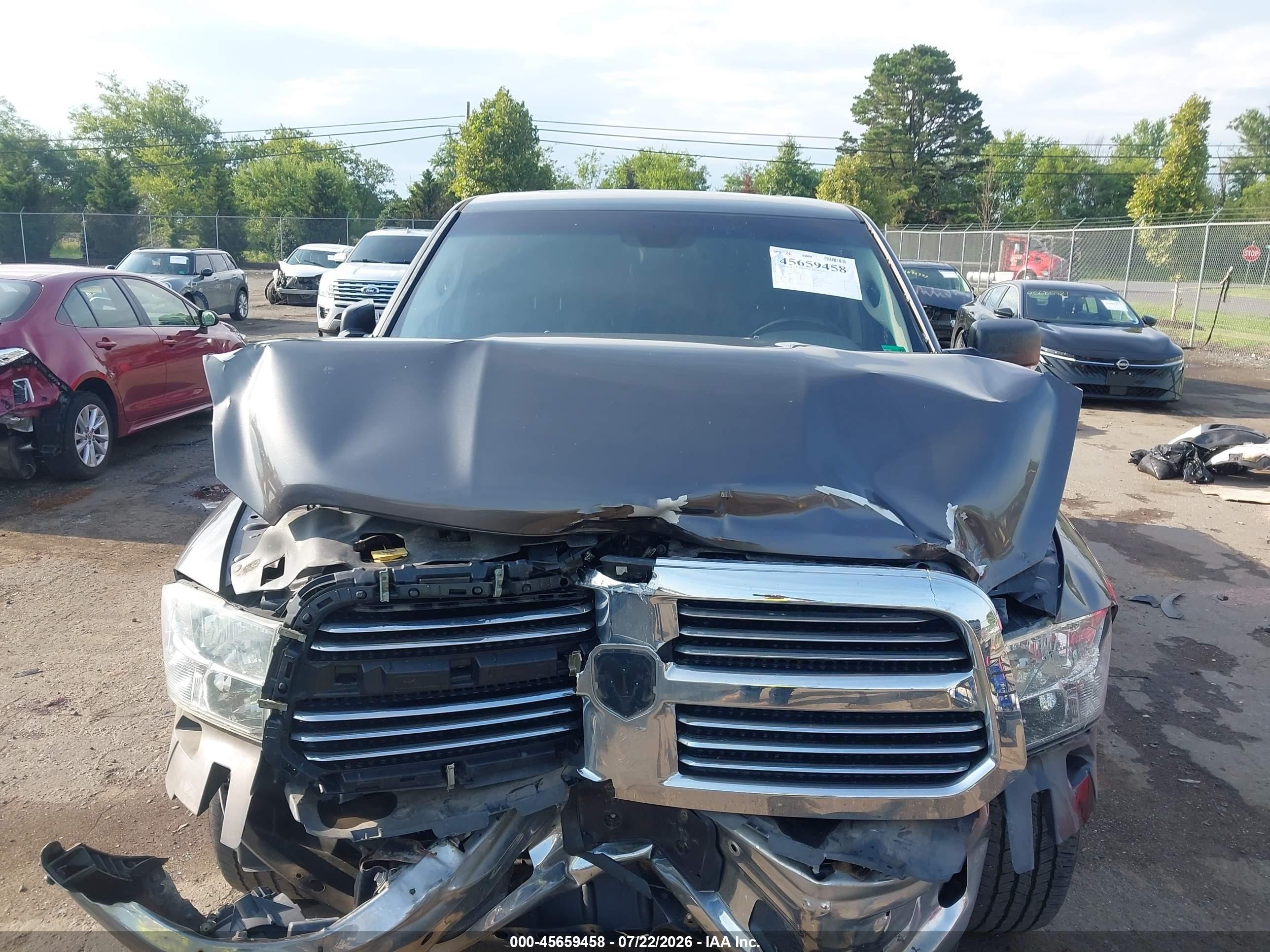 2014 Ram 1500 Big Horn Gray vin: 1C6RR7GT9ES472349