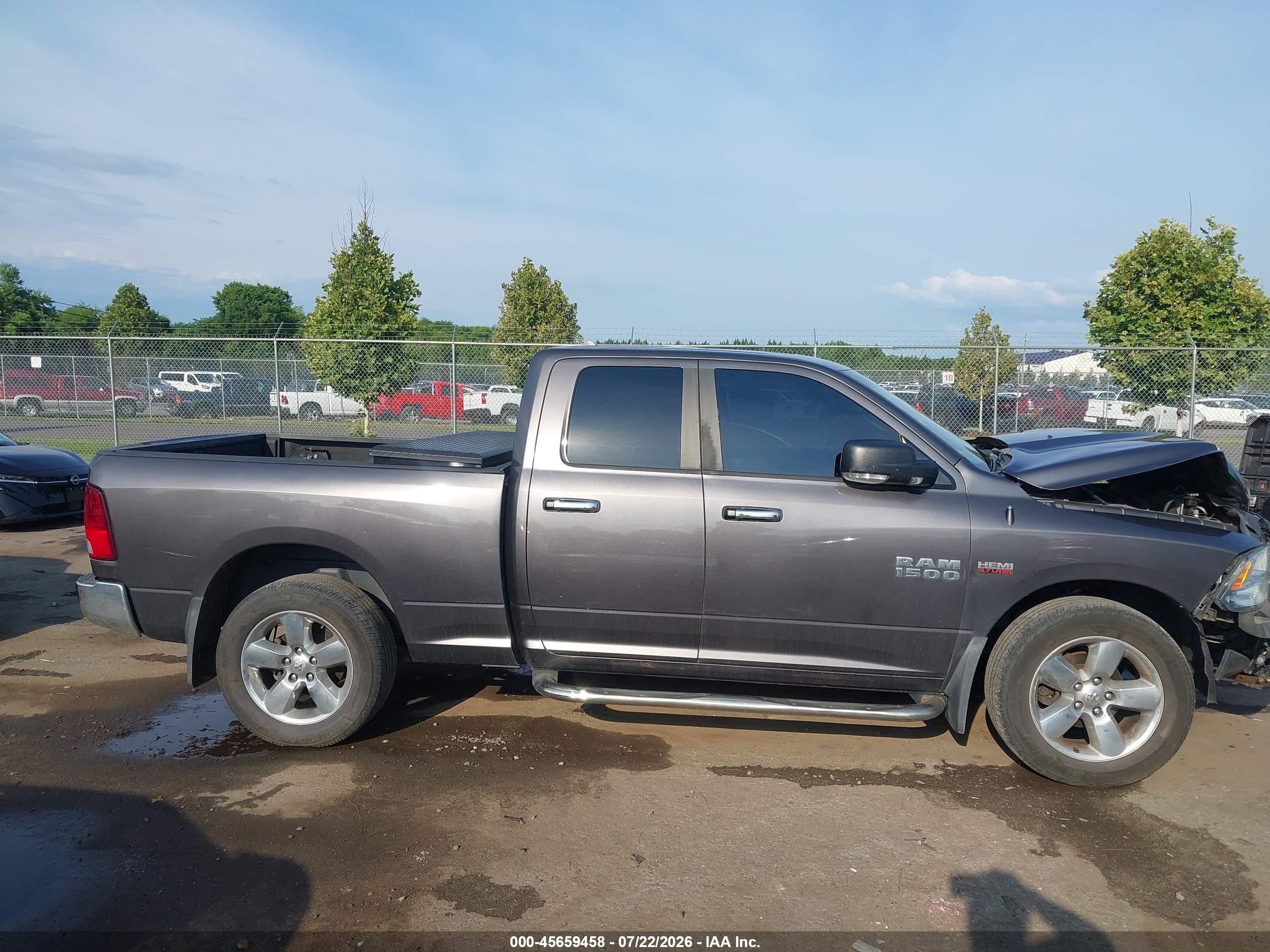 2014 Ram 1500 Big Horn Gray vin: 1C6RR7GT9ES472349