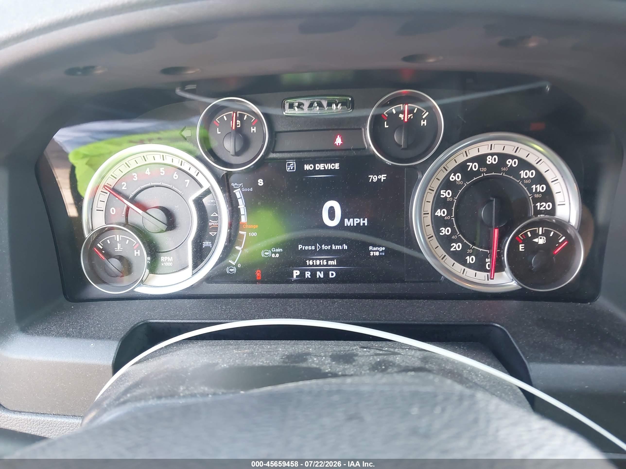 2014 Ram 1500 Big Horn Gray vin: 1C6RR7GT9ES472349