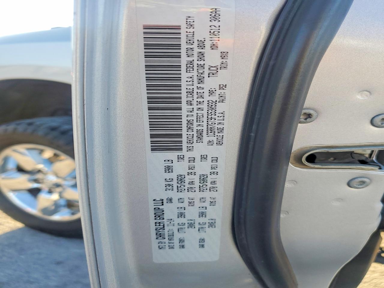 2015 Ram 1500 Slt Silver vin: 1C6RR7GT9FS530932
