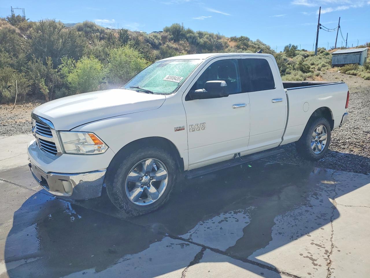 2015 Ram 1500 Slt White vin: 1C6RR7GT9FS532969