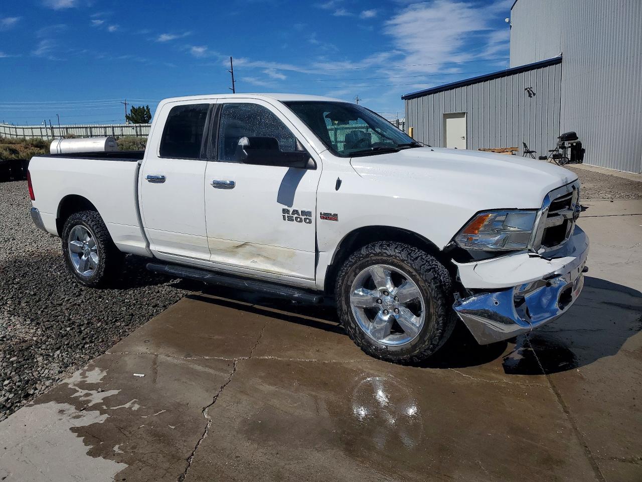 2015 Ram 1500 Slt White vin: 1C6RR7GT9FS532969