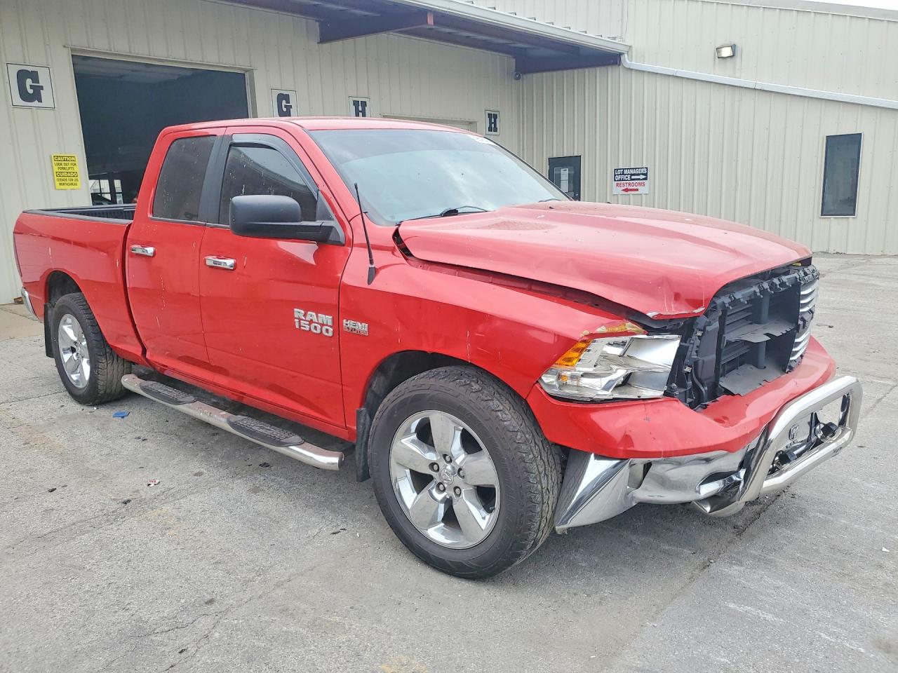 2015 Ram 1500 Slt Red vin: 1C6RR7GT9FS579564