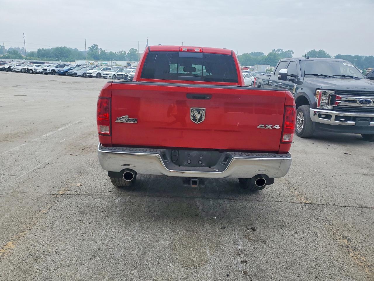 2015 Ram 1500 Slt Red vin: 1C6RR7GT9FS579564