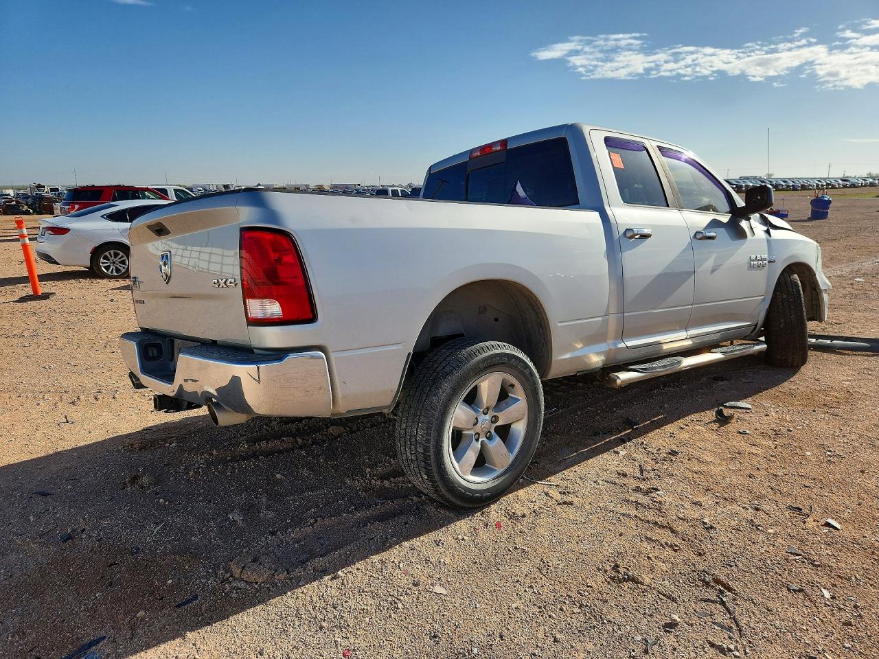2015 Ram 1500 Slt Silver vin: 1C6RR7GT9FS693855
