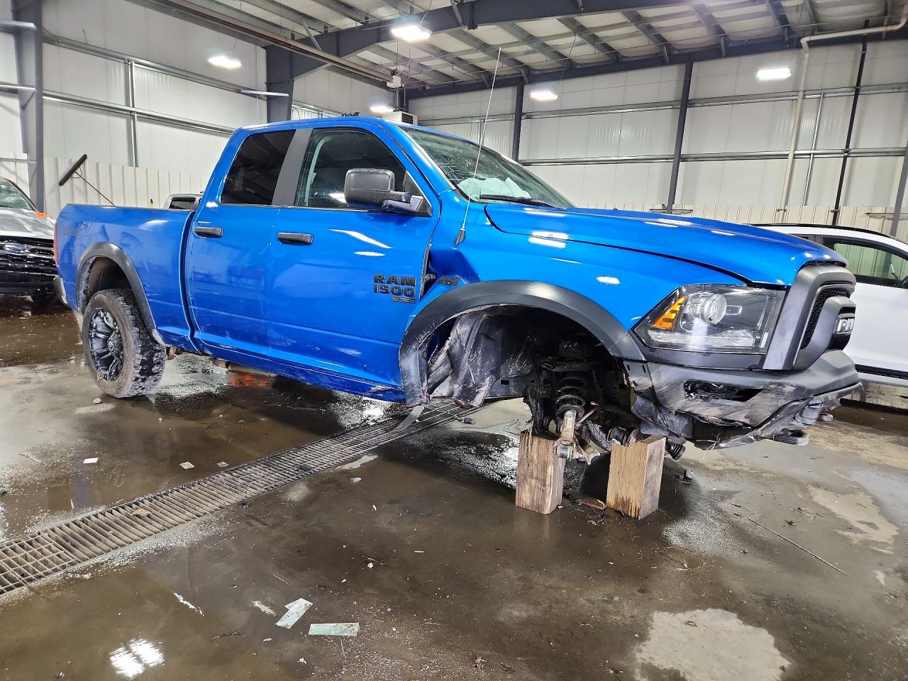 2020 Ram 1500 Classic Warlock Синий vin: 1C6RR7GT9LS107070