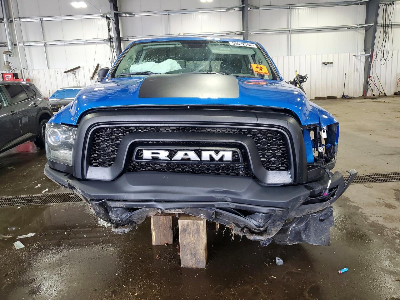 2020 Ram 1500 Classic Warlock Синий vin: 1C6RR7GT9LS107070