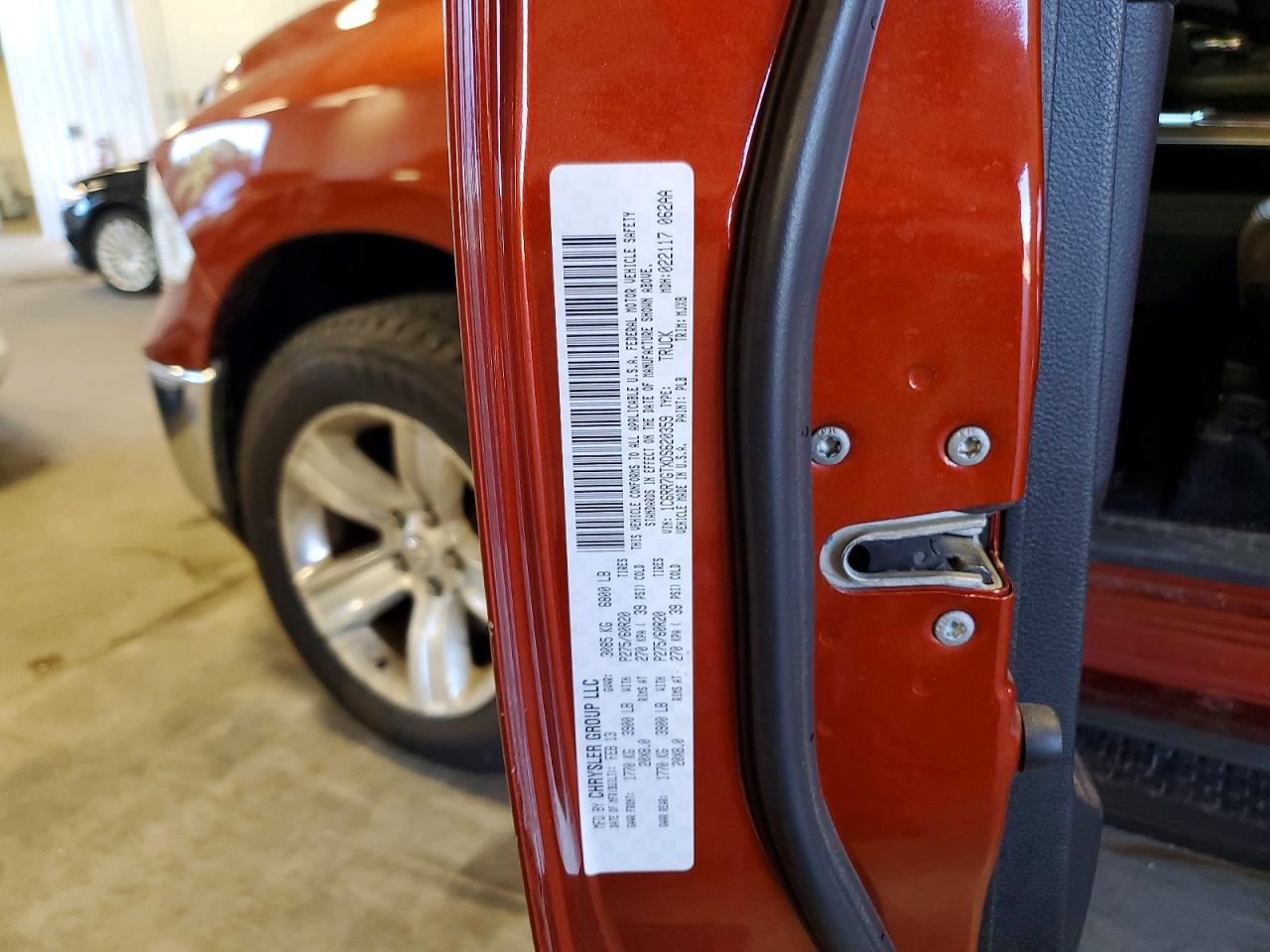 2013 Ram 1500 Slt Orange vin: 1C6RR7GTXDS620359