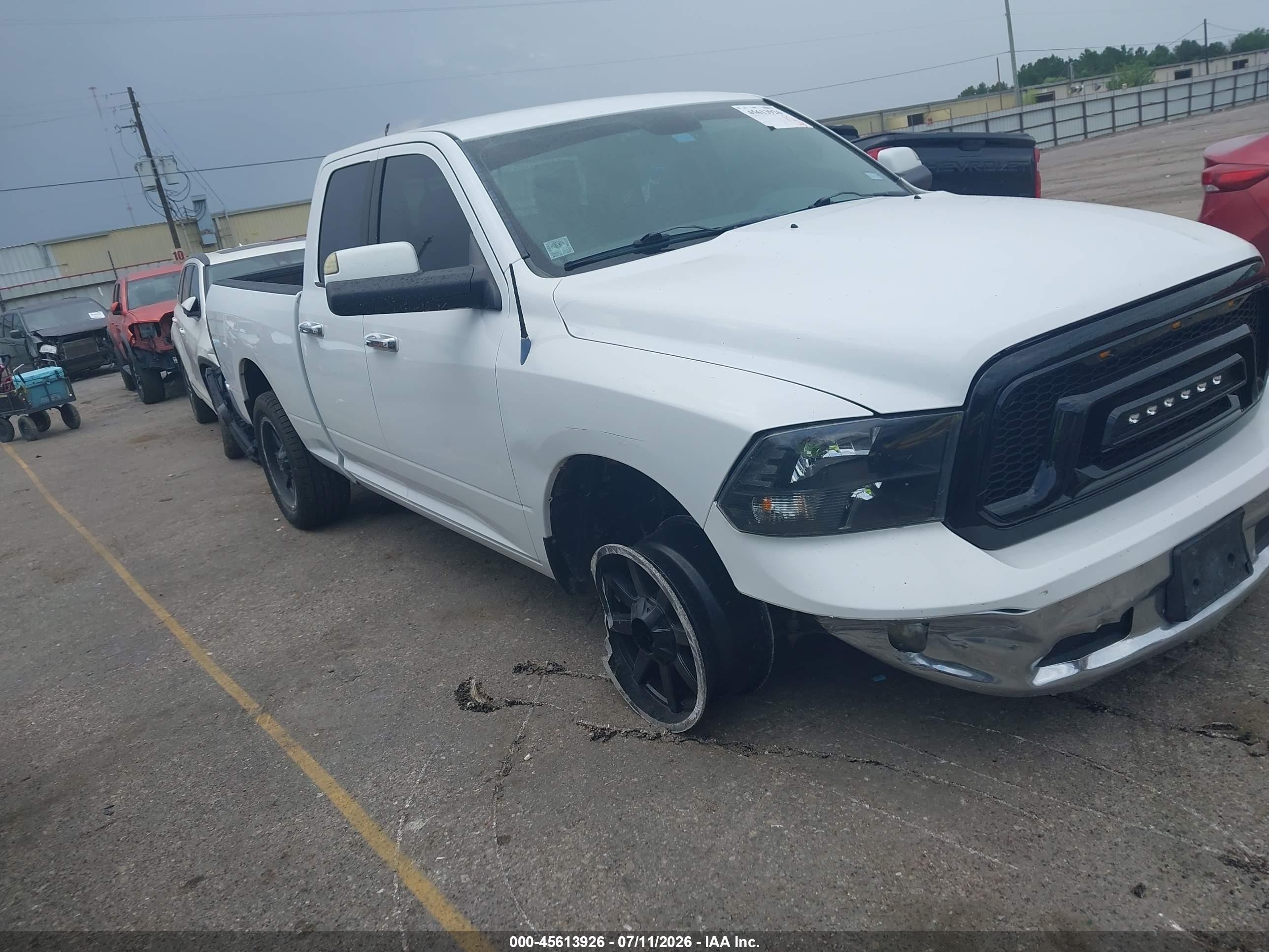 2013 Ram 1500 Lone Star Белый vin: 1C6RR7GTXDS655449