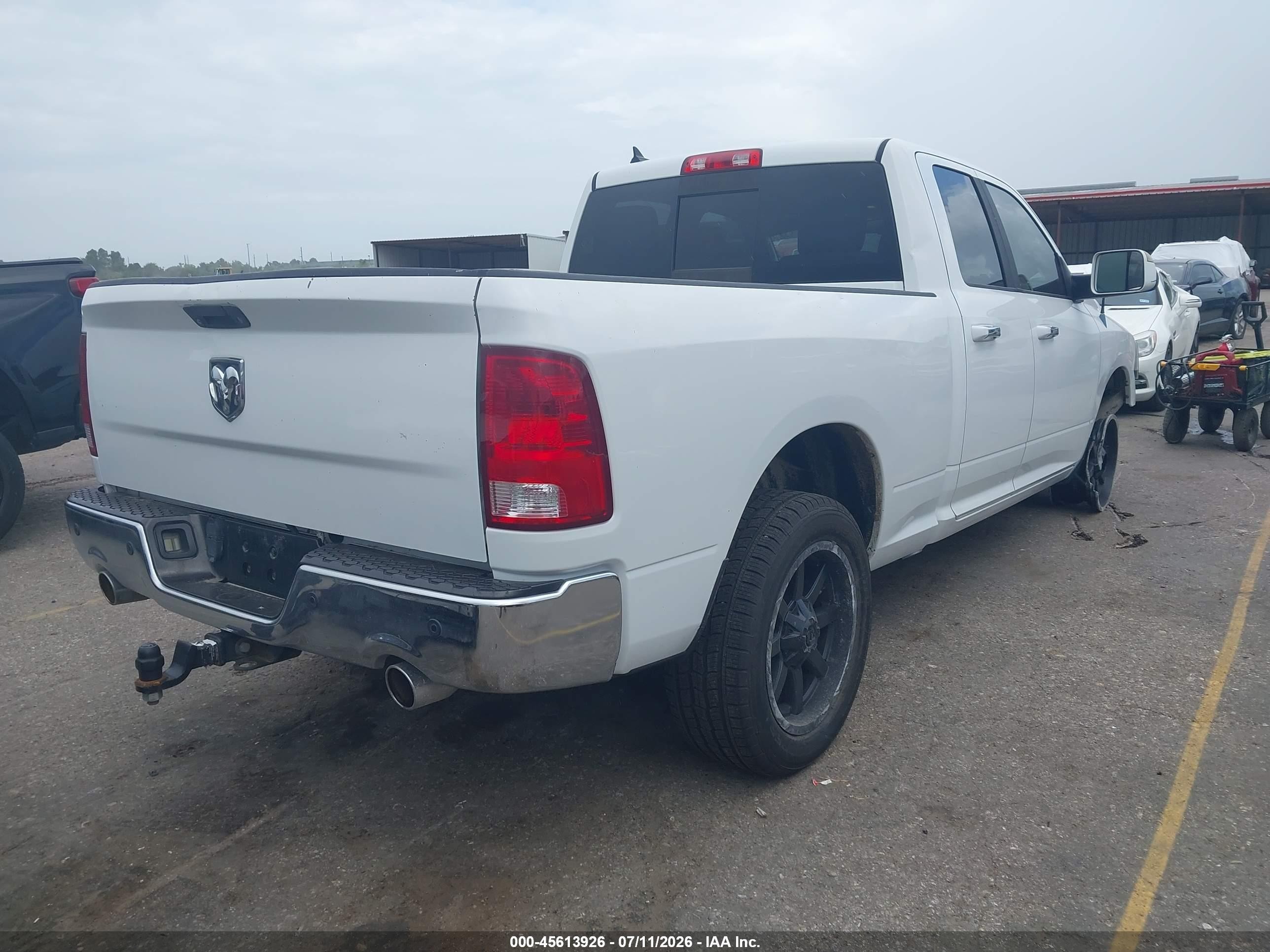 2013 Ram 1500 Lone Star Белый vin: 1C6RR7GTXDS655449