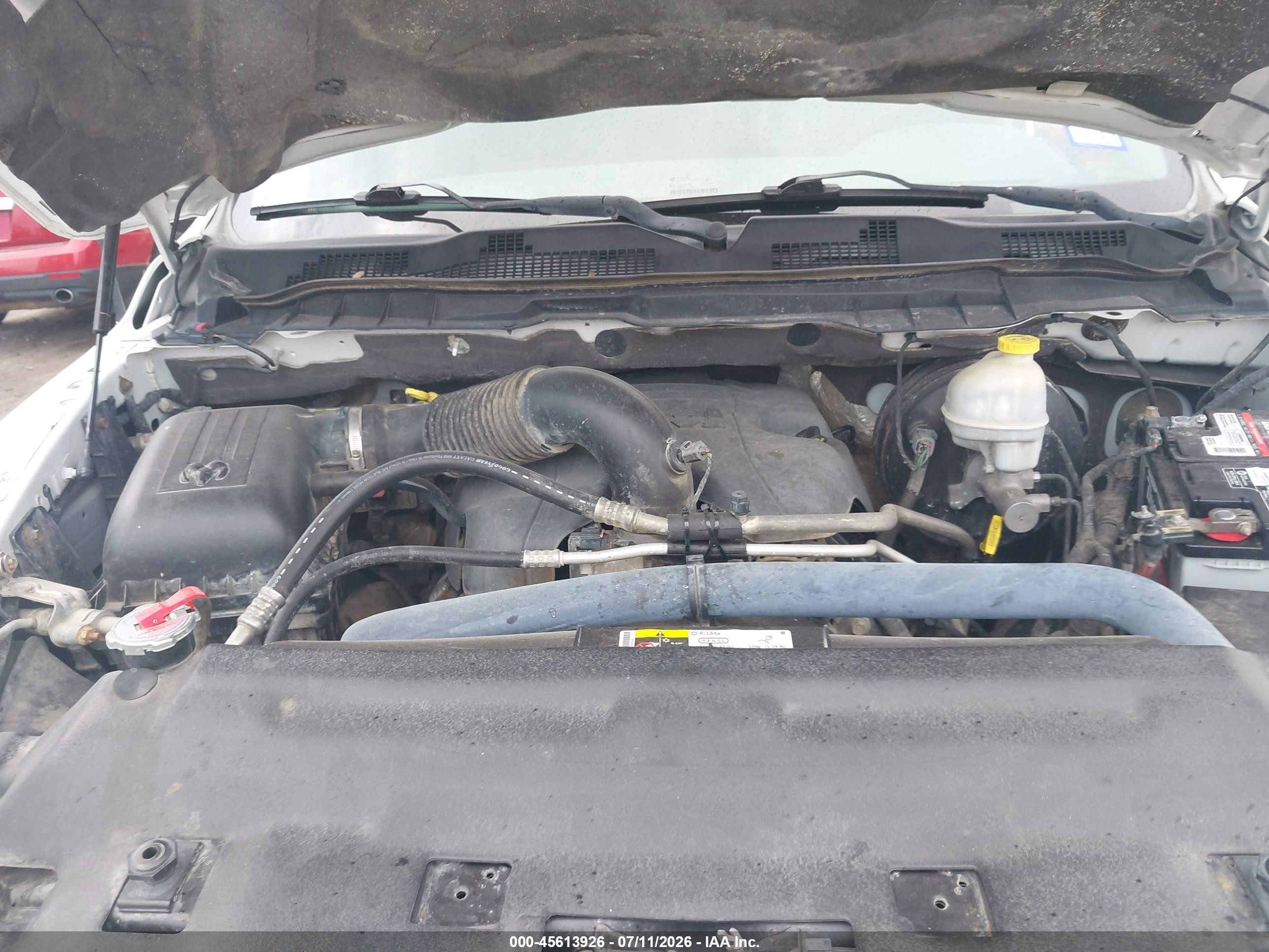 2013 Ram 1500 Lone Star Белый vin: 1C6RR7GTXDS655449